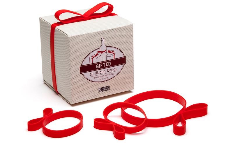 Illustration for article titled Elastic Bows Make Gift Wrapping Impossibly Easy
